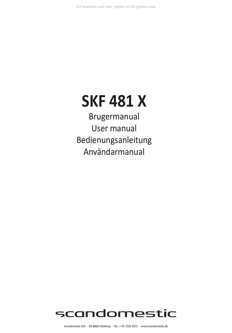 Scandomestic SKF 481 X User manual
