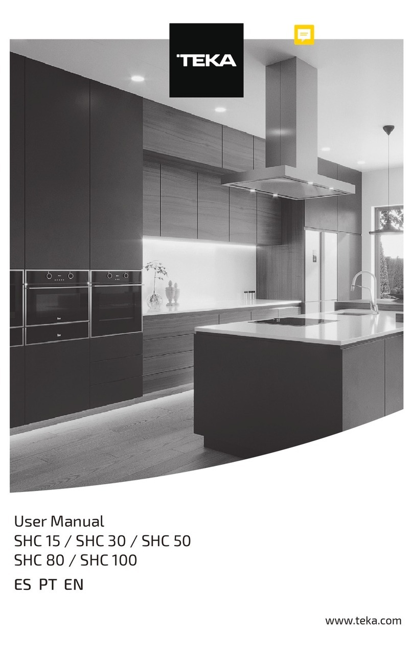 Teka SHC 15 user manual