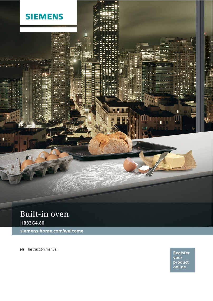 Siemens HB33G4 80 Series User manual