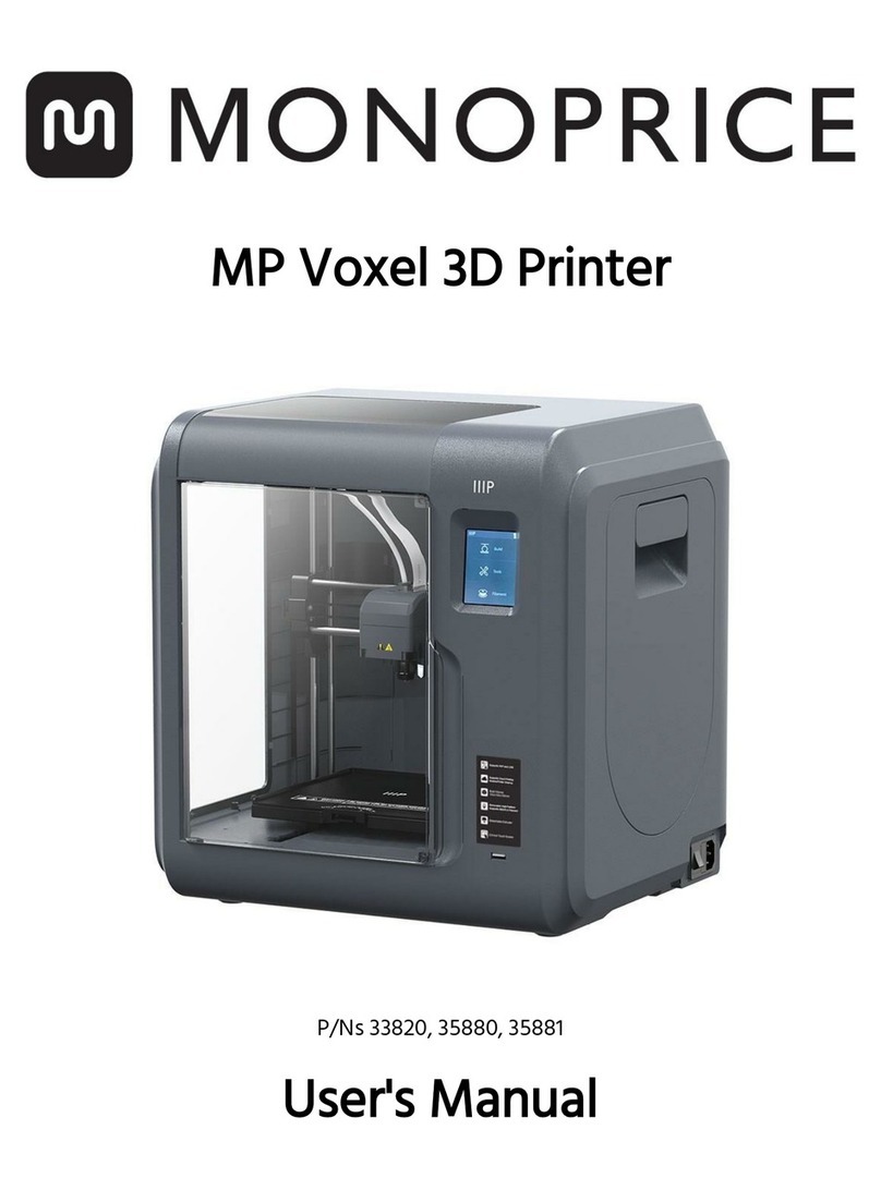 Monoprice MP Voxel User manual