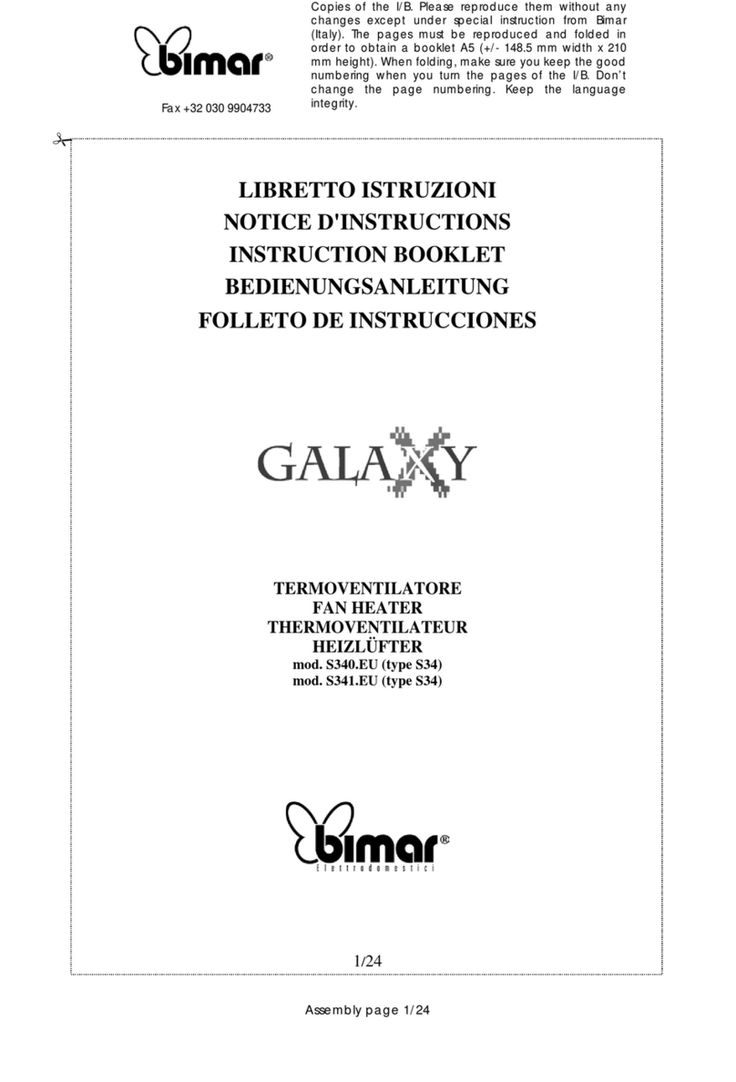 Bimar S340.EU User manual