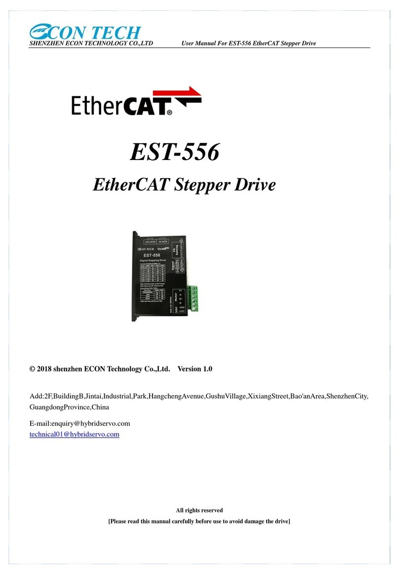 Econ EtherCAT EST-556 user manual