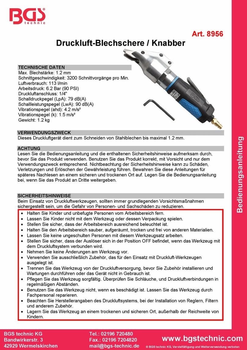 BGS technic 8956 manual