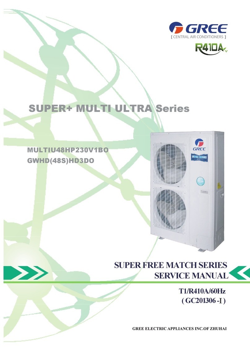 Gree SUPER+ MULTI ULTRA Series User manual Gree SUPER+ MULTI ULTRA Series User manual