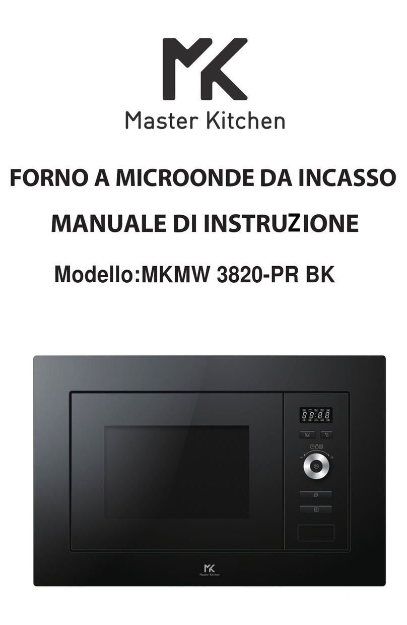 MASTER KITCHEN MKMW 3820-PR BK instruction manual