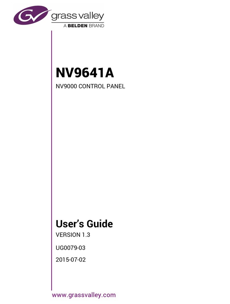 Belden Grass Valley NV9641A User manual