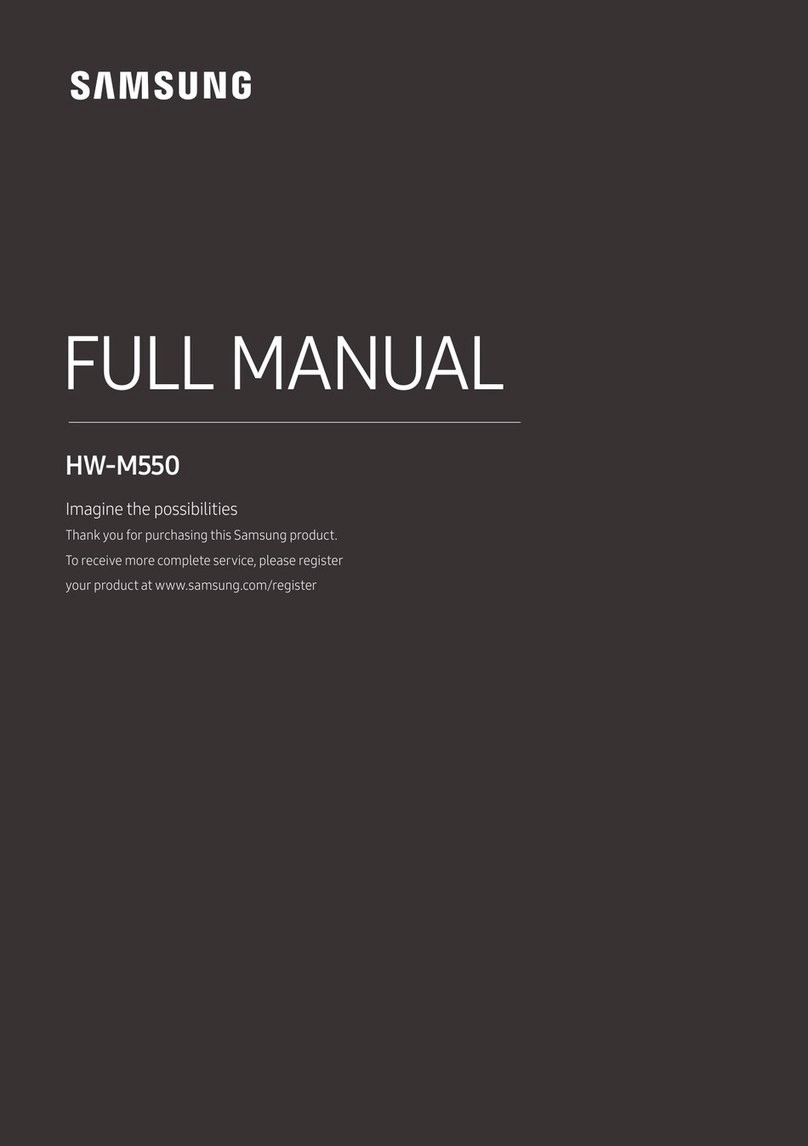 Samsung HW-M550 Full manual