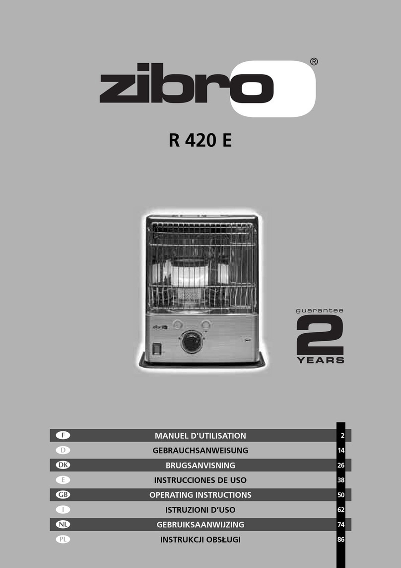 Zibro R 420 E operating instructions