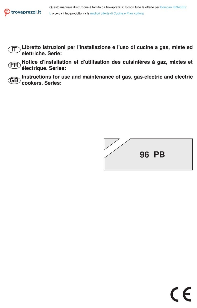 Bompani BI940EB/L Instructions for use and maintenance