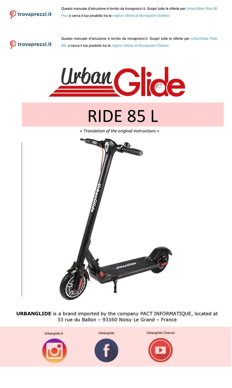 URBANGLIDE RIDE 85 L Translation of the original instructions