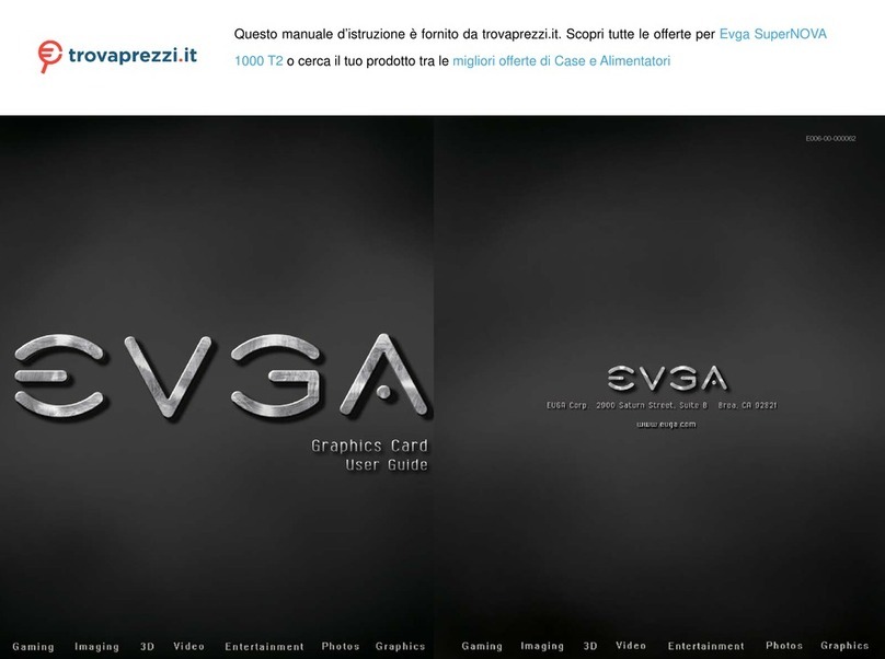 EVGA SuperNOVA 1000 T2 user guide