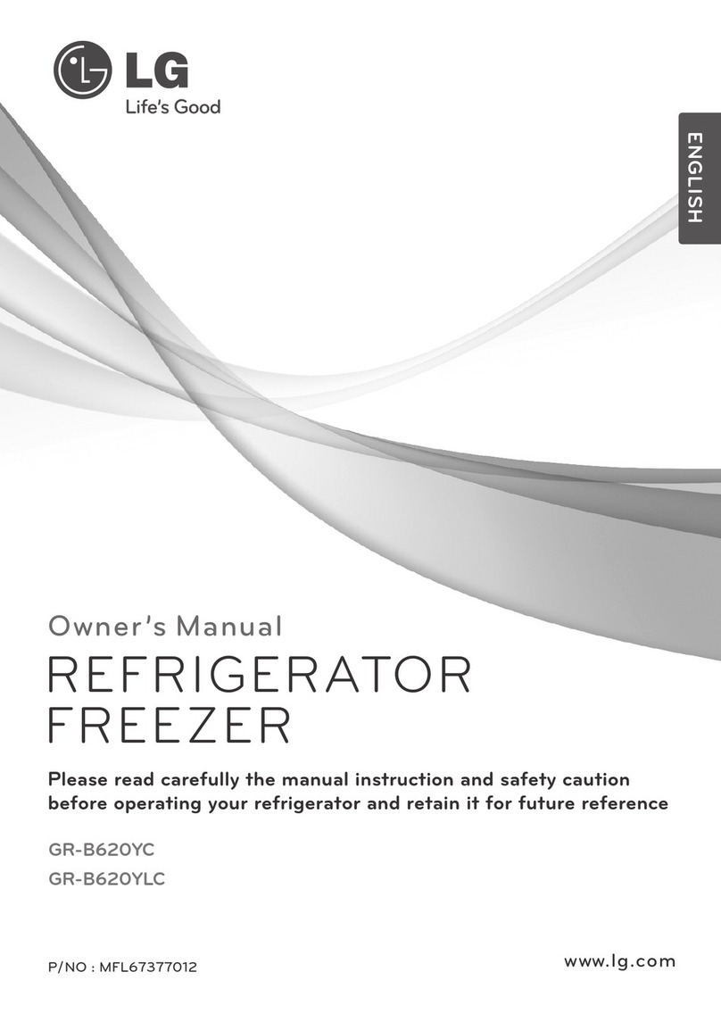 LG GR-B620YC owner's manual