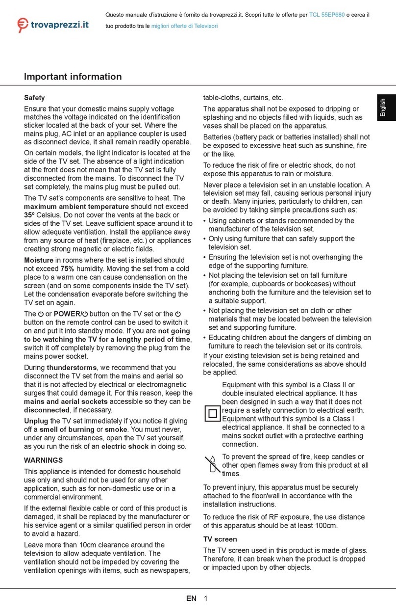 TCL 55EP680 Operating manual