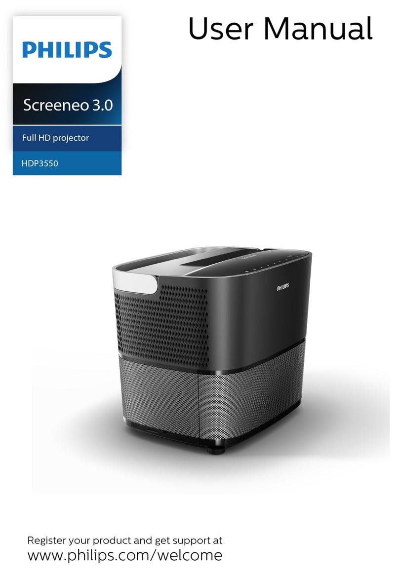 Philips Screeneo 3.0 User manual Philips Screeneo 3.0 User manual
