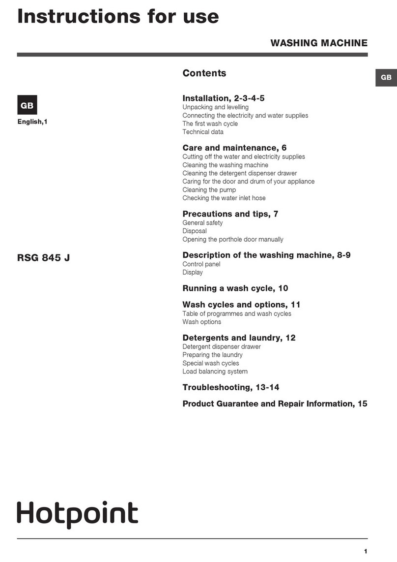 Hotpoint RSG 845 JX UK User manual Hotpoint RSG 845 JX UK User manual