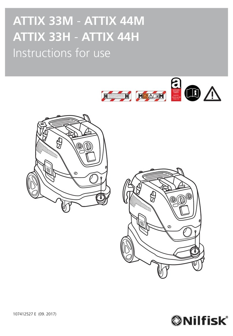 Nilfisk-Advance ATTIX 33 H User manual