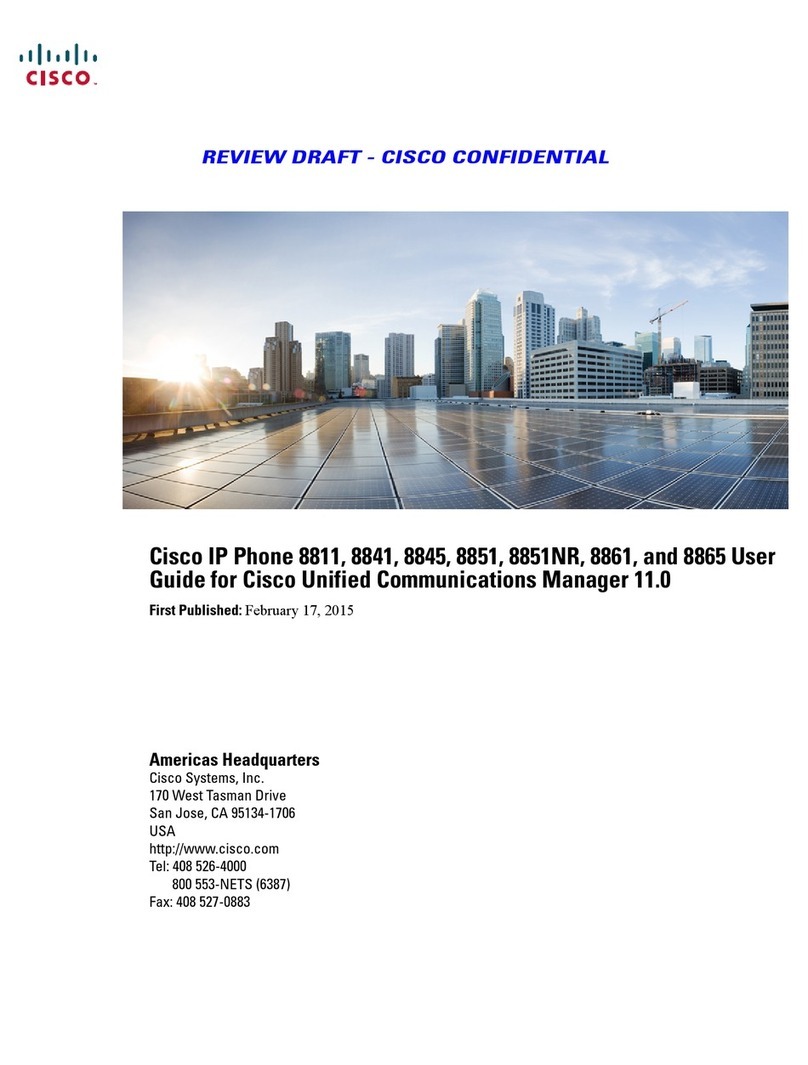 Cisco 8811 User manual Cisco 8811 User manual
