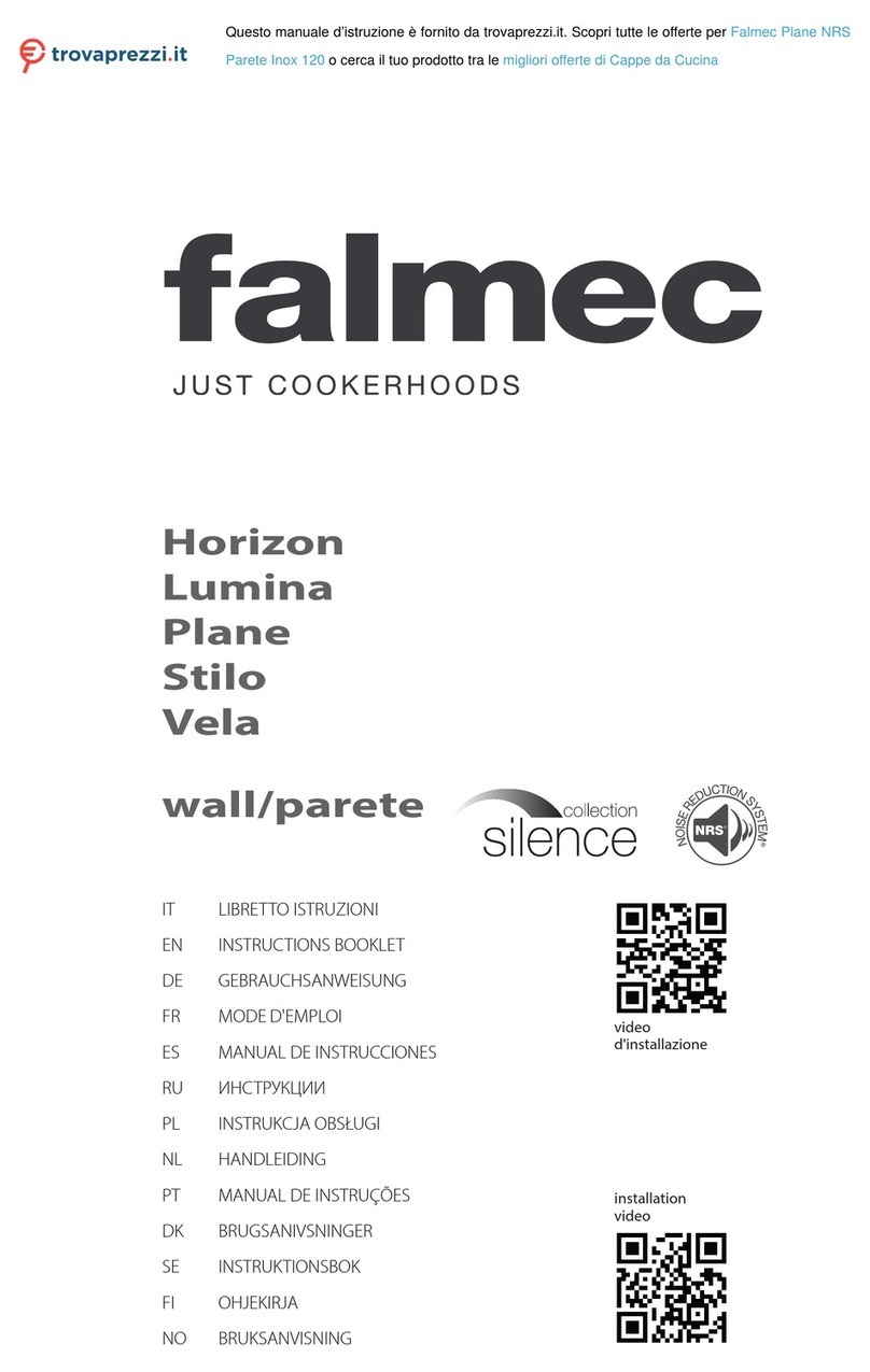 FALMEC Lumina 90 Instruction booklet