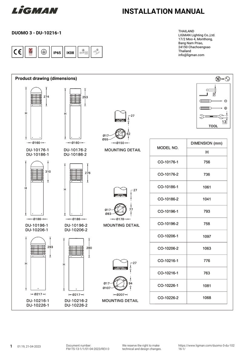 LIGMAN DU-10216-1 User manual