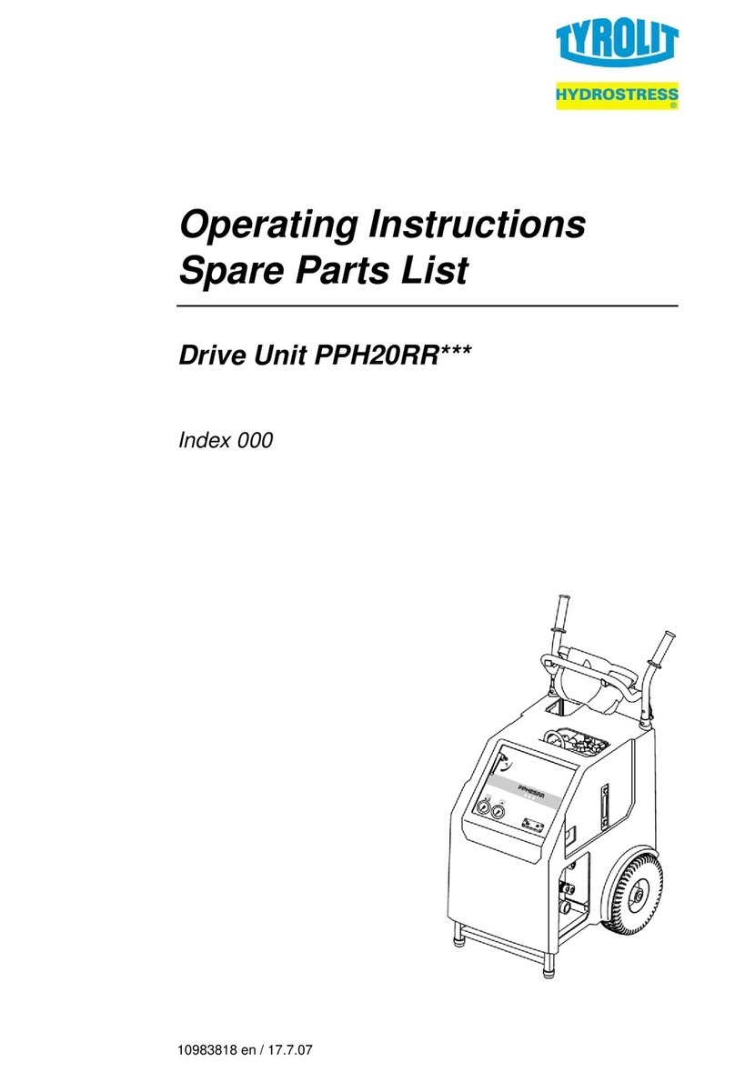 TYROLIT Hydrostress PPH20RR Series User manual