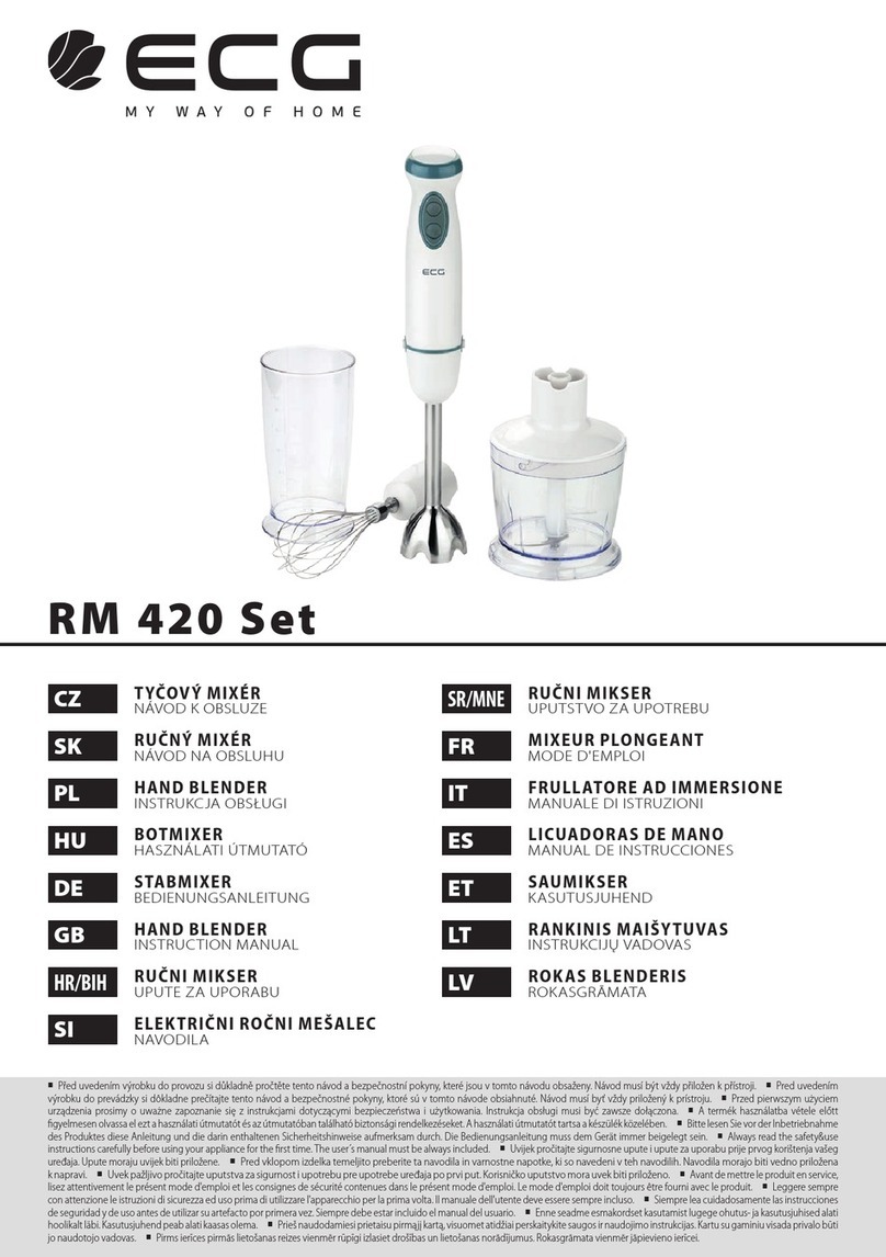 ECG RM 420 Set User manual