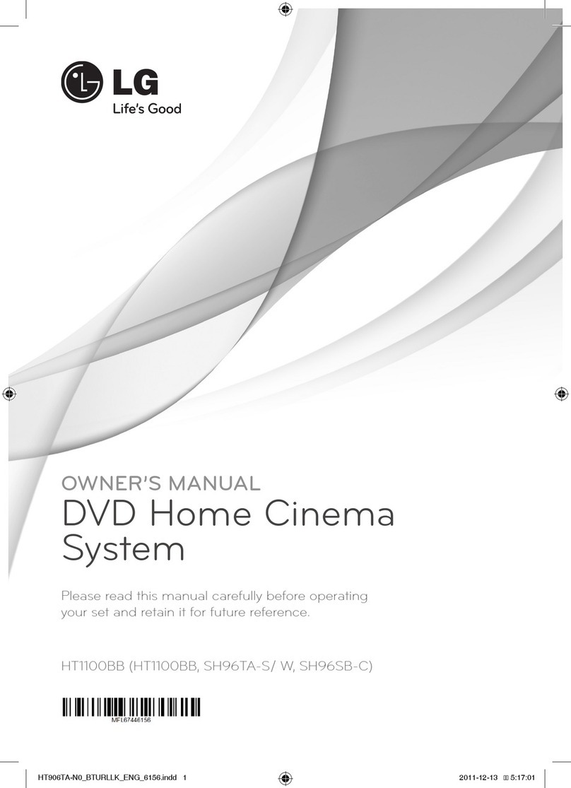 LG HT1100BB User manual