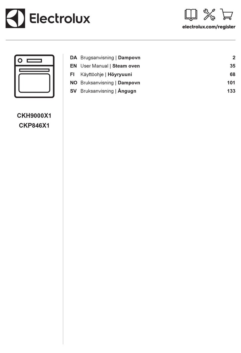 Electrolux CKP846X1 user manual