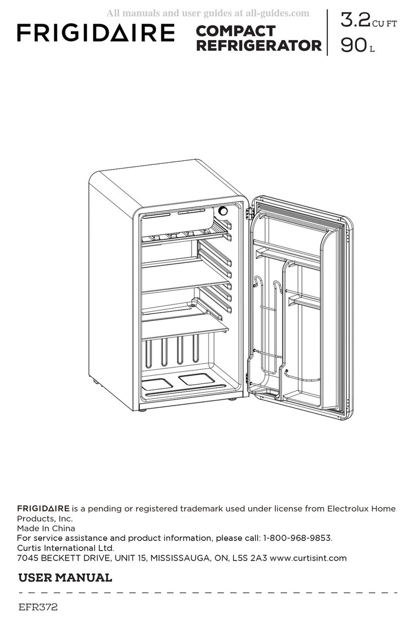 Frigidaire EFR372 User manual