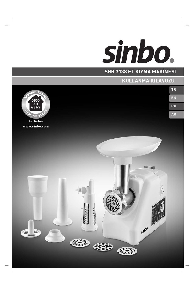 Sinbo SHB 3138 Instructions for use