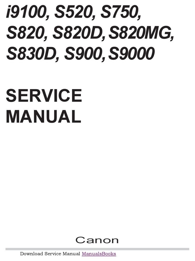 Canon S820MG User manual