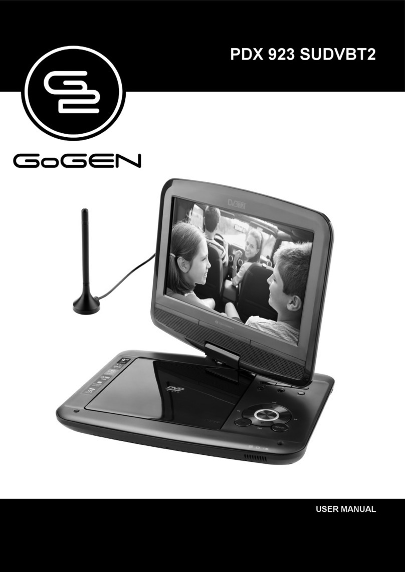 Gogen PDX 923 SUDVBT2 User manual Gogen PDX 923 SUDVBT2 User manual