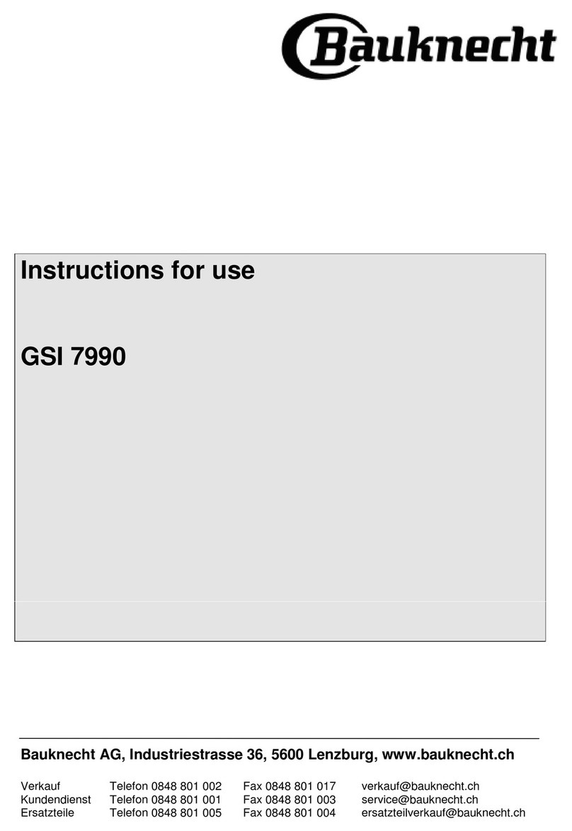 Bauknecht GSI 7990 User manual