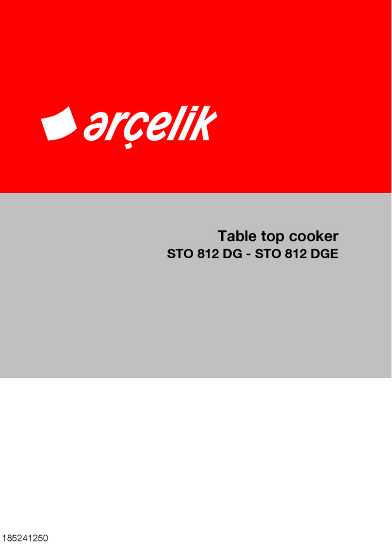 arcelik STO 812 DG user manual