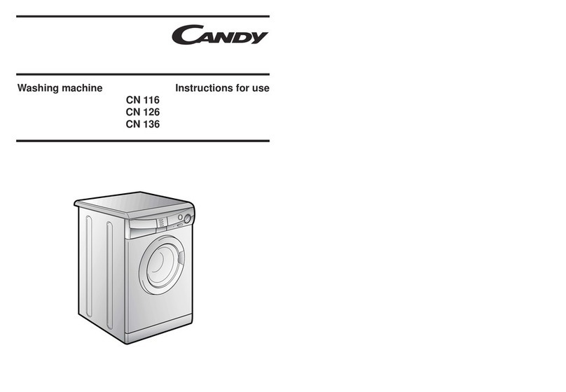 Candy CN 116 User manual