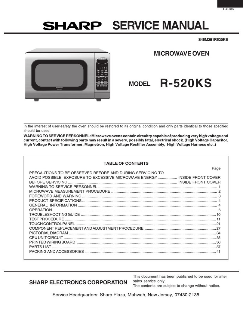 Sharp R-520KS User manual
