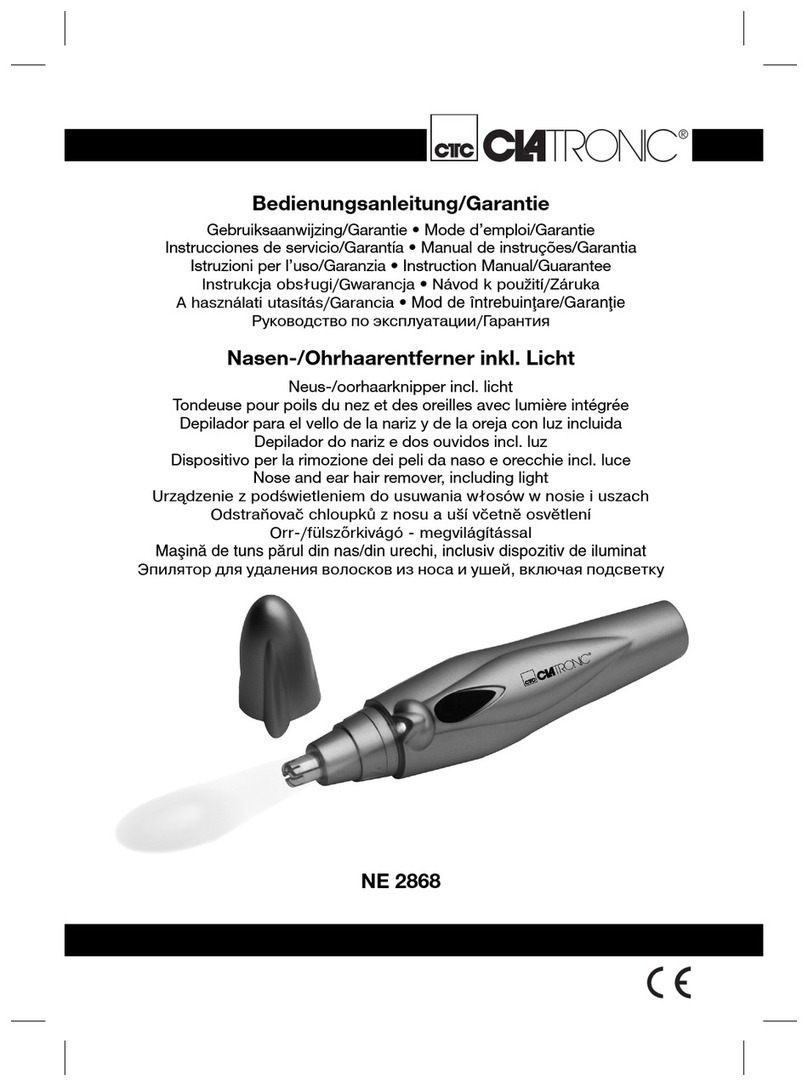Clatronic NE 2868 Instruction manual & guarantee