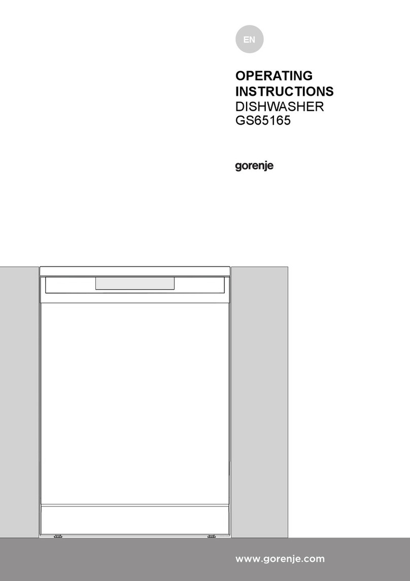 Gorenje GS65165 operating instructions