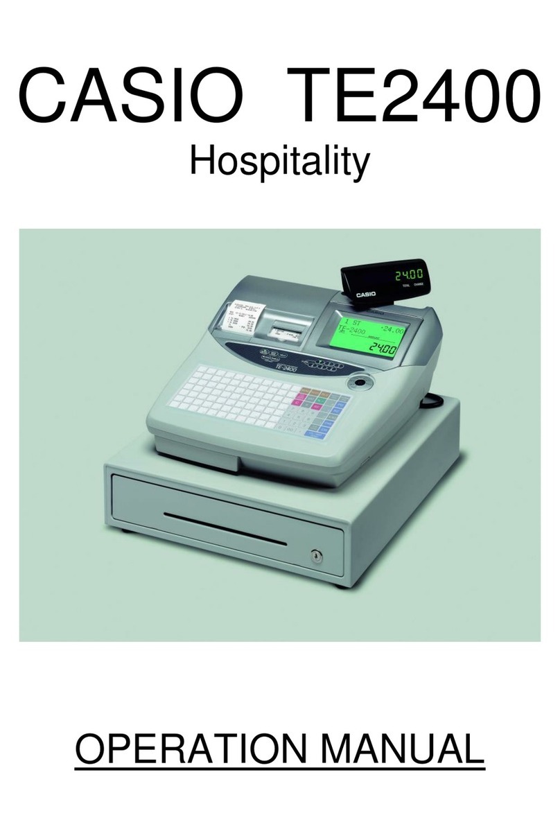 Casio TE-2400 User manual Casio TE-2400 User manual
