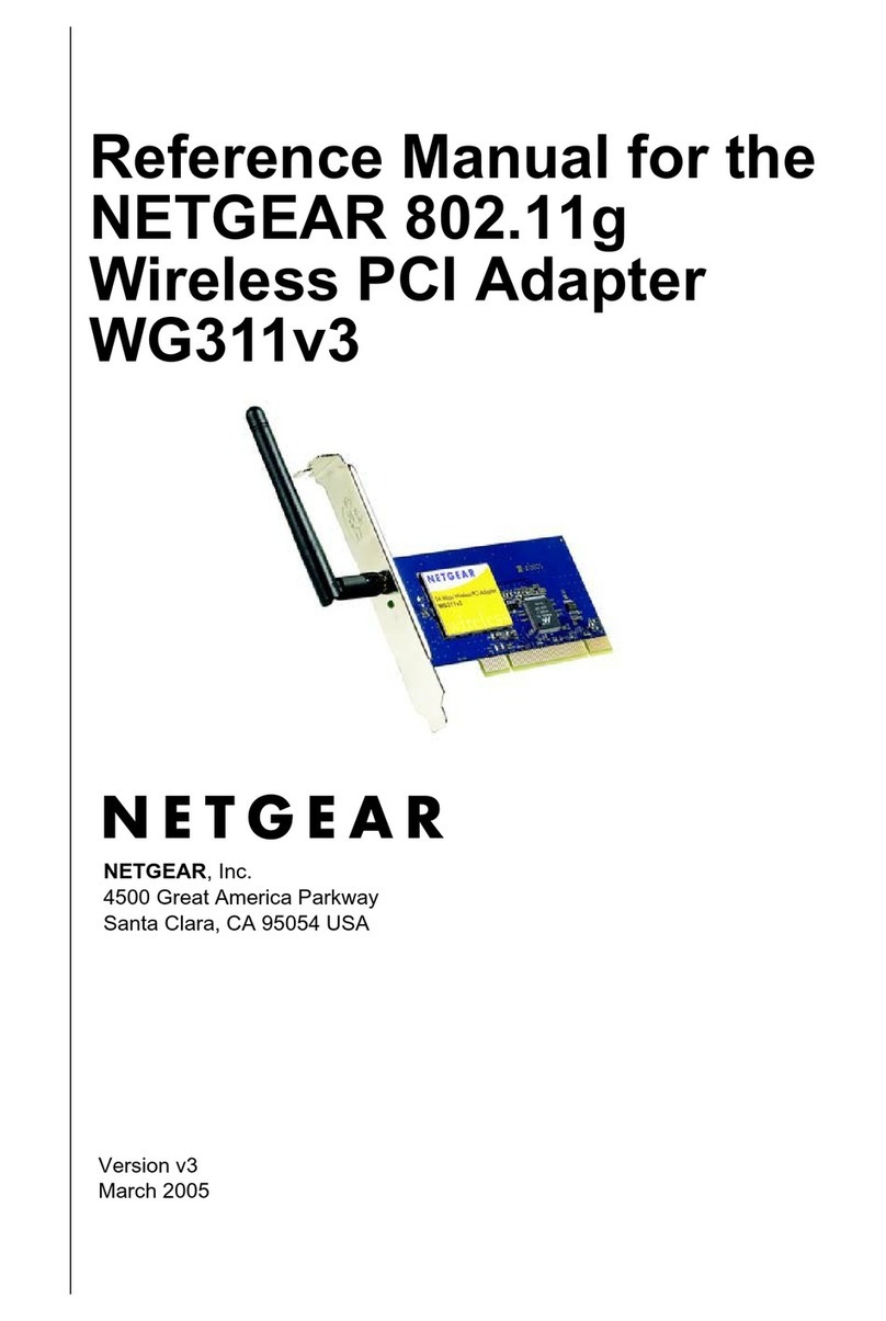 NETGEAR WG311v3 Reference manual
