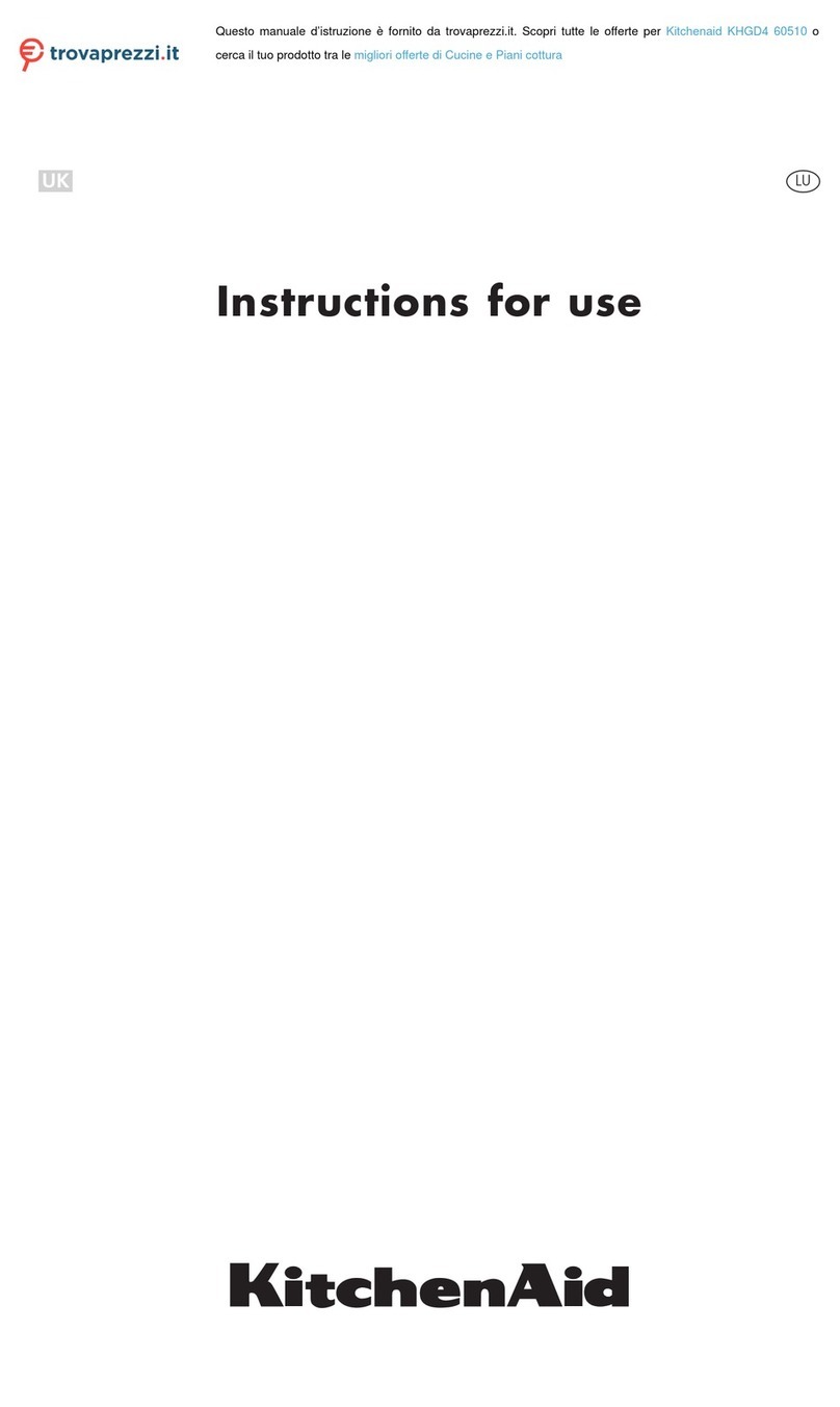 KitchenAid KHGD4 60510 User manual