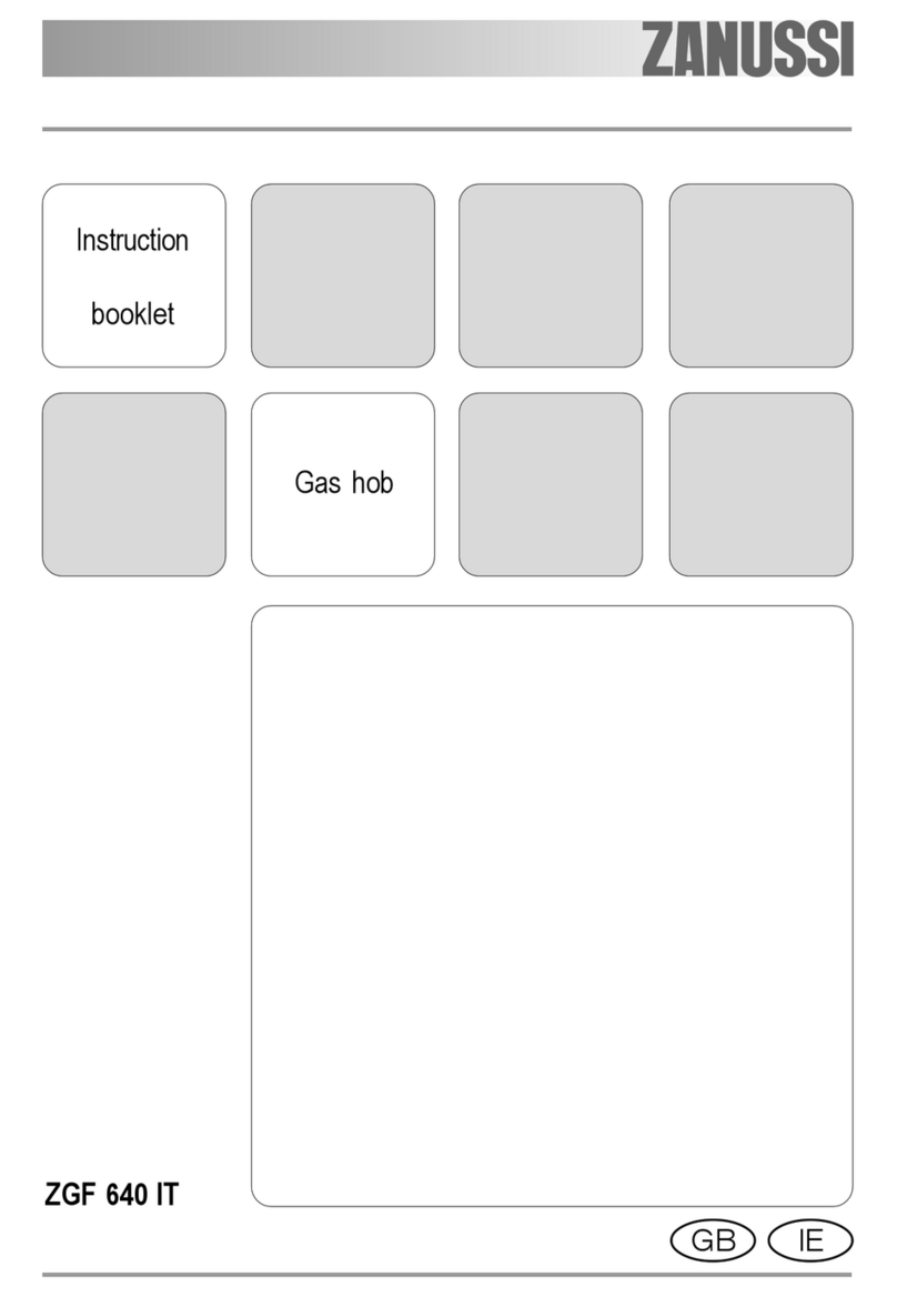 Zanussi ZGF 640 IT User manual