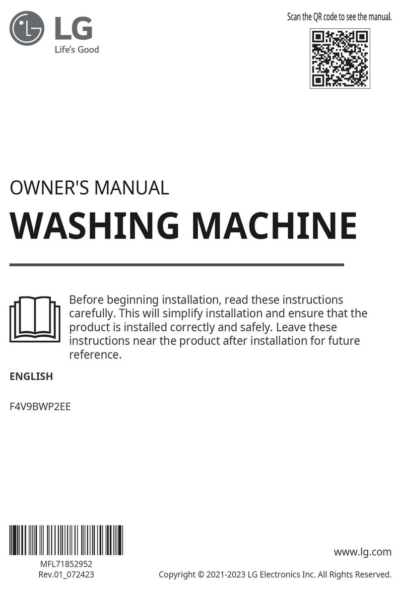LG F4V9BWP2EE User manual