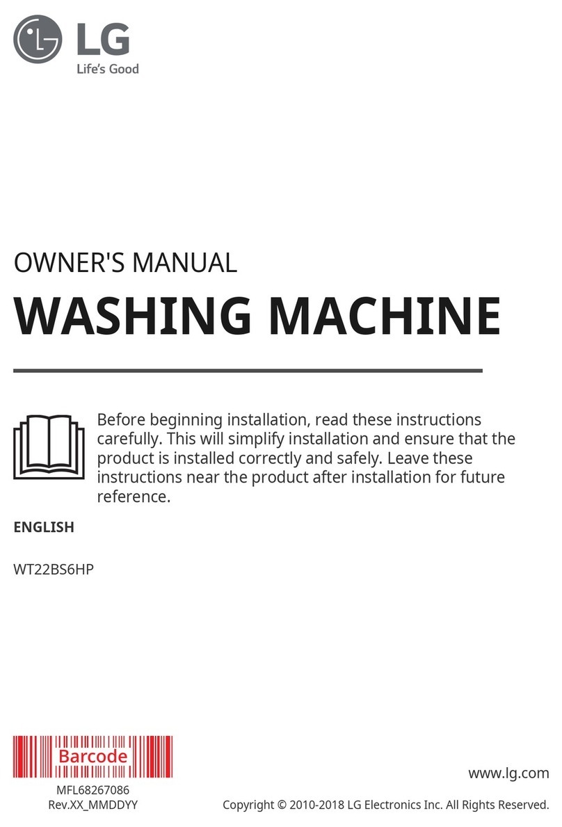 LG WT22BS6HP User manual