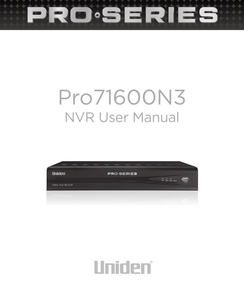 Uniden Pro71600N3 User manual