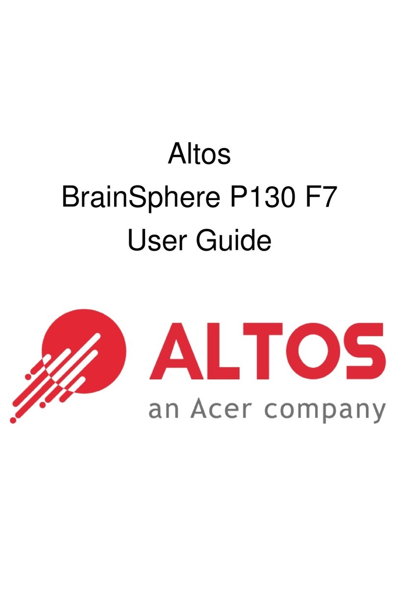 Acer Altos BrainSphere P130 F7 user guide