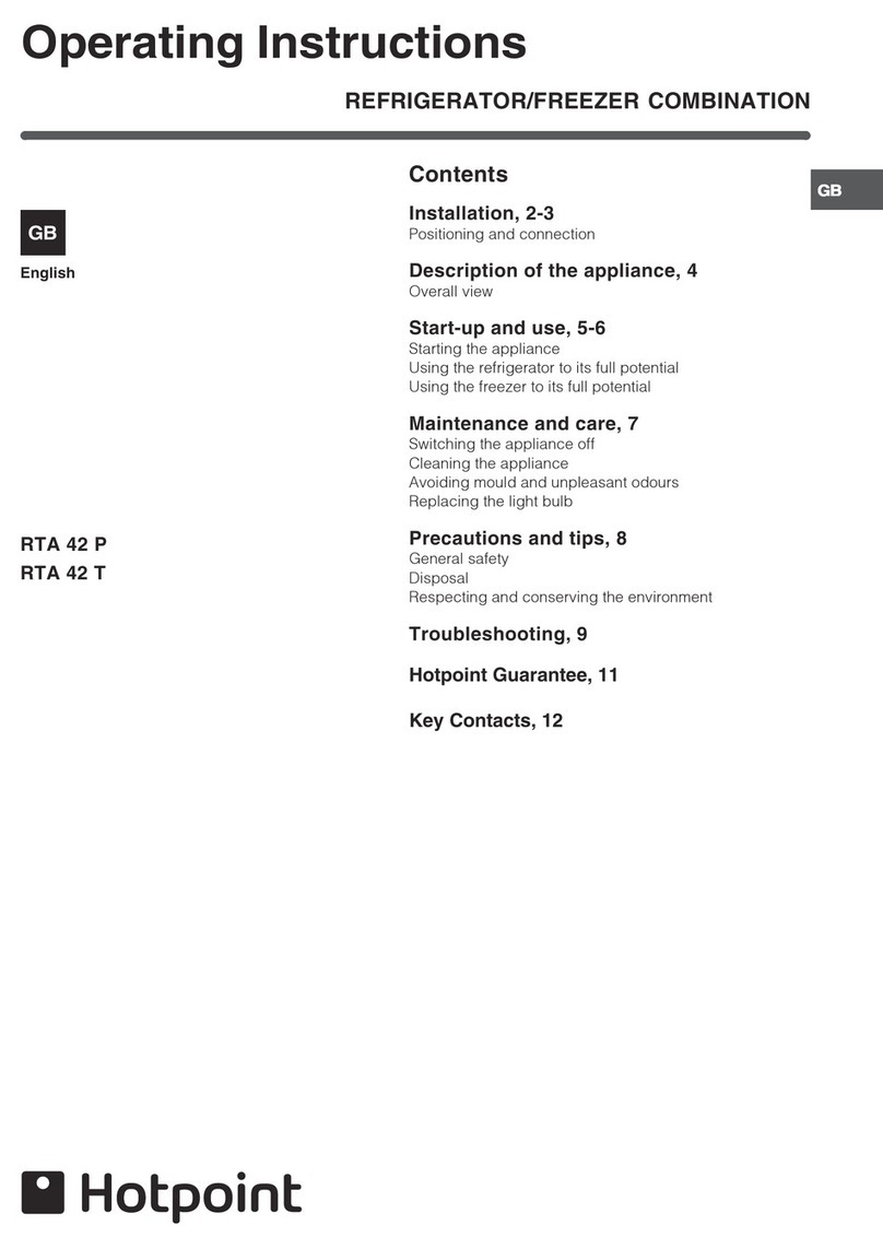 Hotpoint RTA 42 P operating instructions