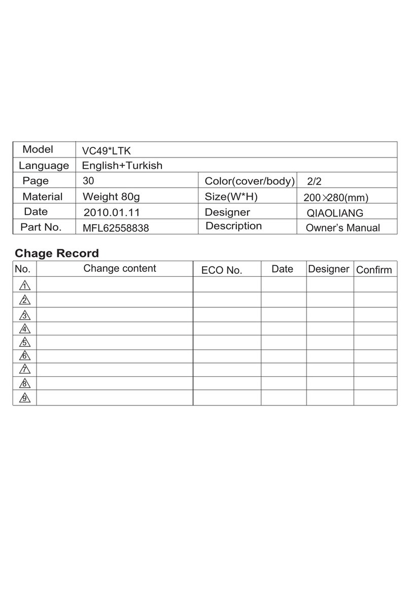 LG VC49 LTK Series User manual