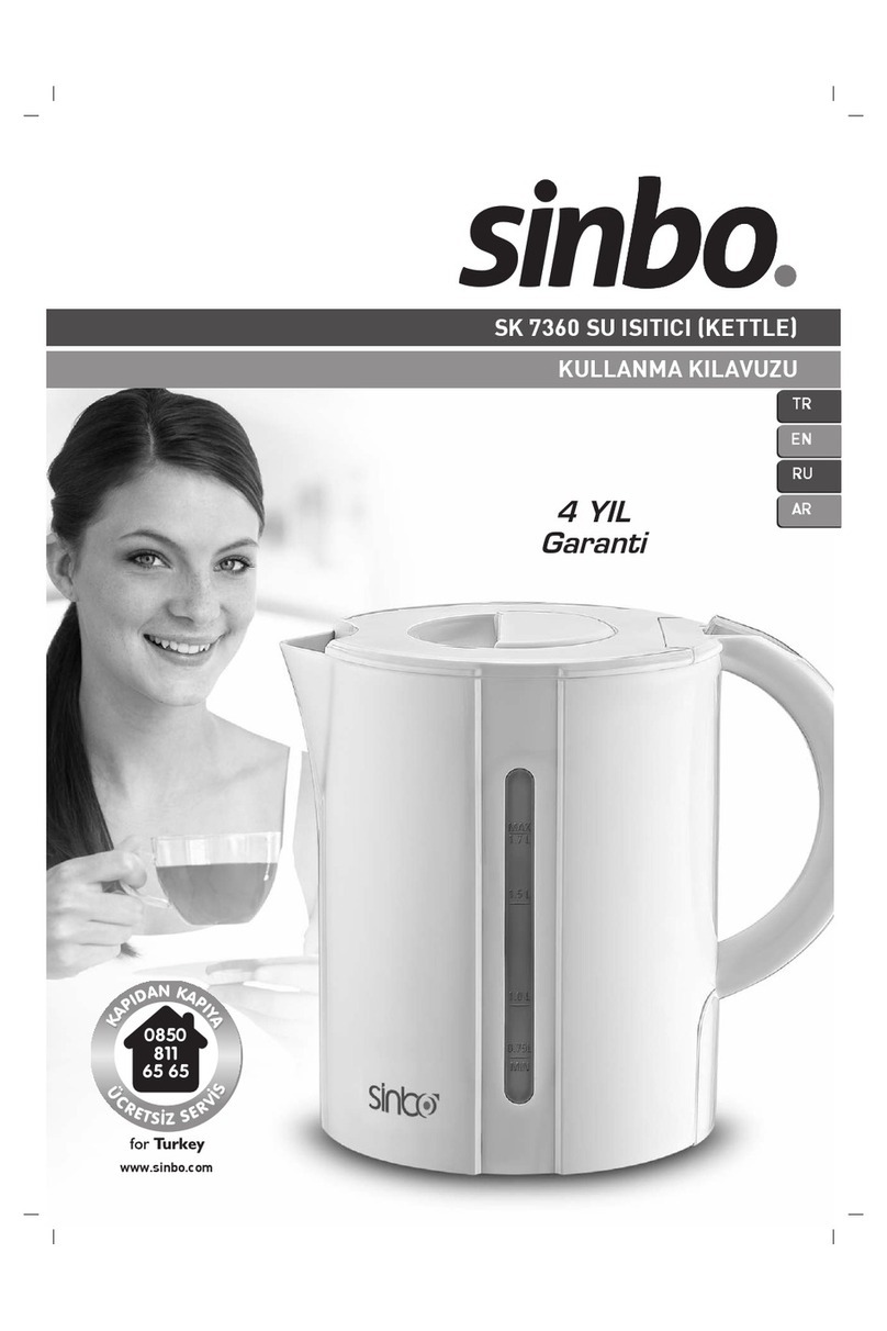Sinbo SK 7360 User manual Sinbo SK 7360 User manual