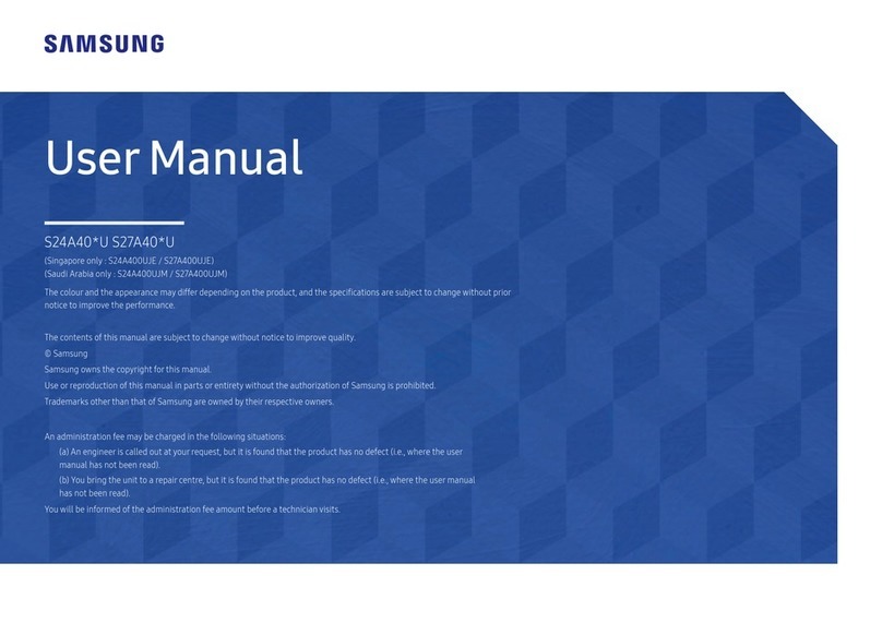 Samsung S24A400UJE User manual