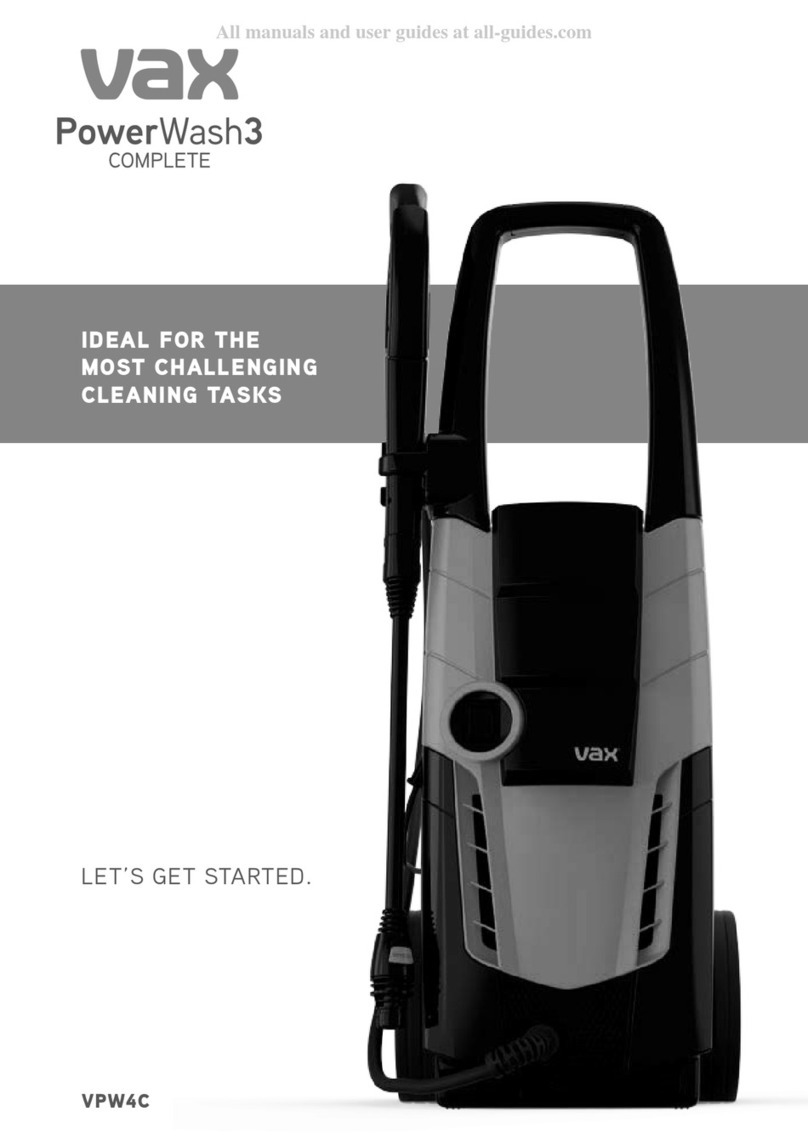 Vax PowerWash3 COMPLETE User manual